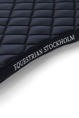 Equestrian Stockholm Dressage Saddle Pad Line Navy