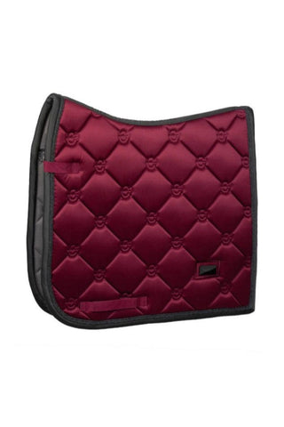 Equestrian Stockholm Dressage Saddle Pad Dark Bordeaux