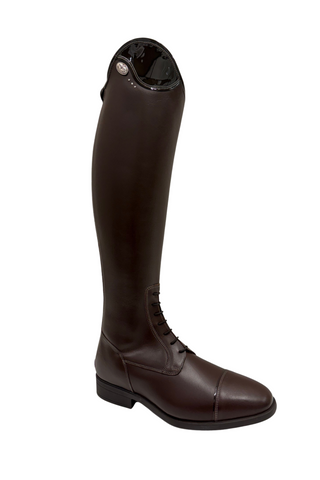 Tricolore by DeNiro Salentino Laces Boots with Patent Top