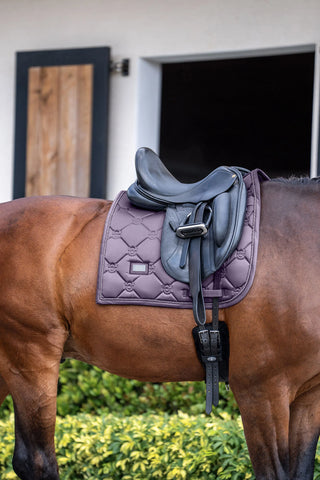 Equestrian Stockholm Dressage Saddle Pad Dark Violet