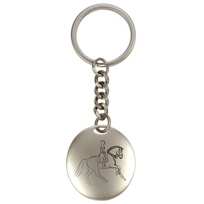 Dressage Horse Key Ring