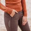 Equestrian Stockholm Dressage Elite Breeches Mid Brown