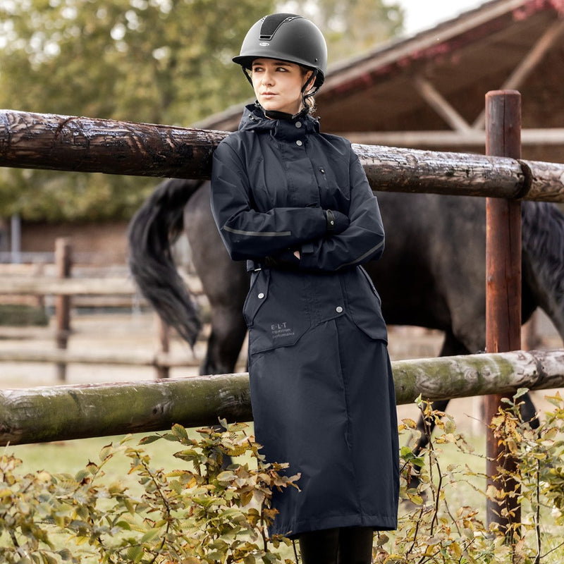 ELT Fehmarn Long Waterproof Riding Raincoat - Horse in the Box
