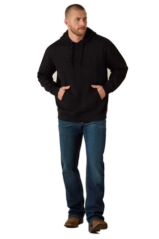 Ariat Mens Embossed Logo Hoodie