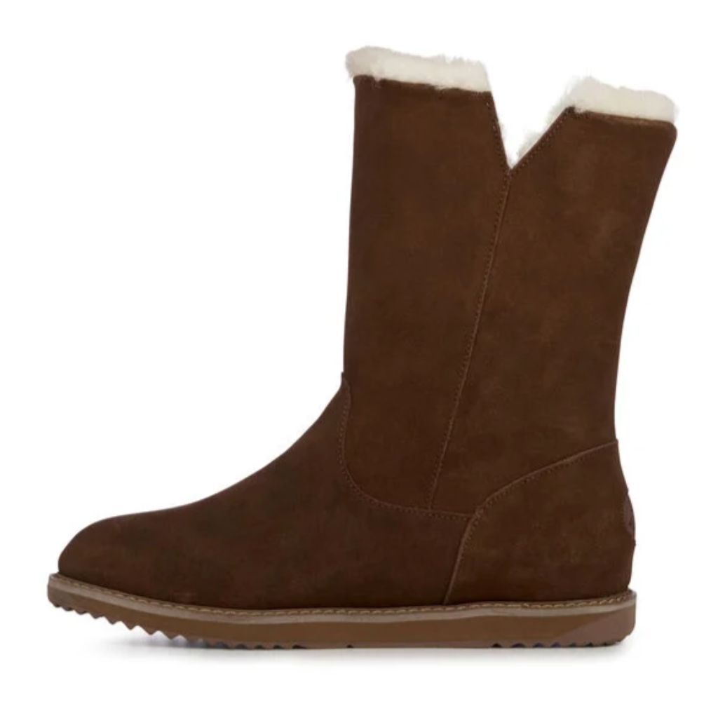 Aya genuine sheepskin sales waterproof leather boot