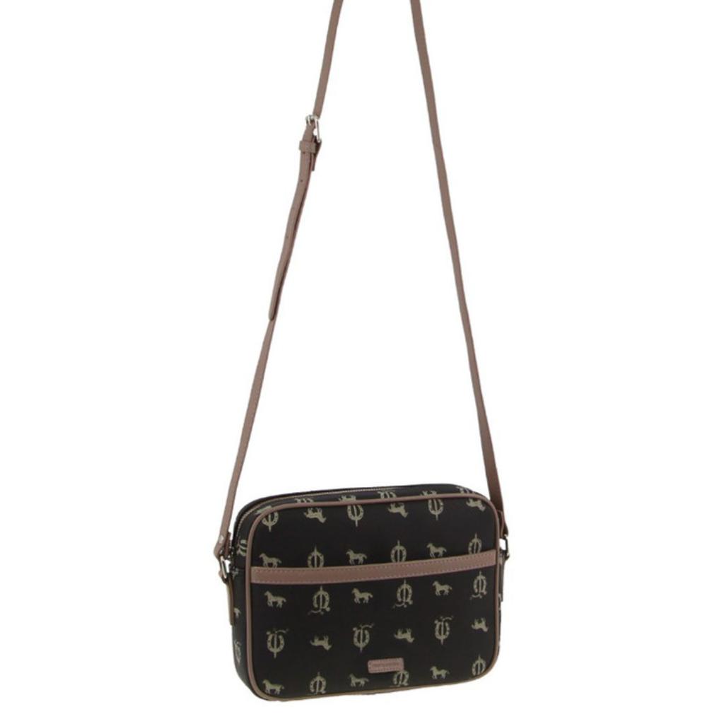 Pierre Cardin Cross Body Bag with Equestrian Print Horse in the Box