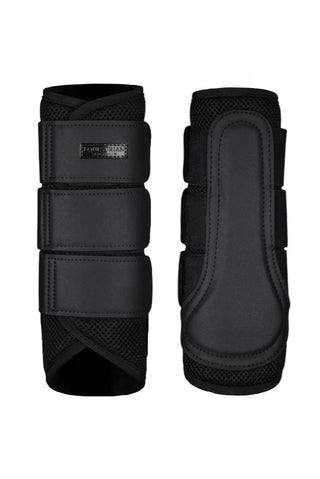 Equestrian Stockholm Classic Mesh Brushing Boots Black