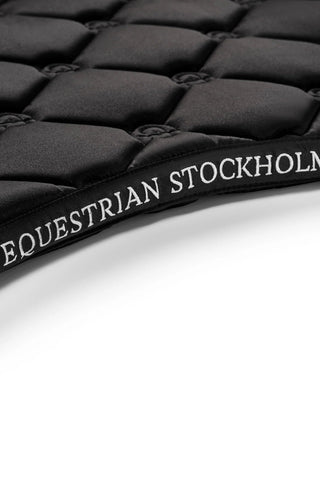 Equestrian Stockholm Dressage Saddle Pad Black Edition COB
