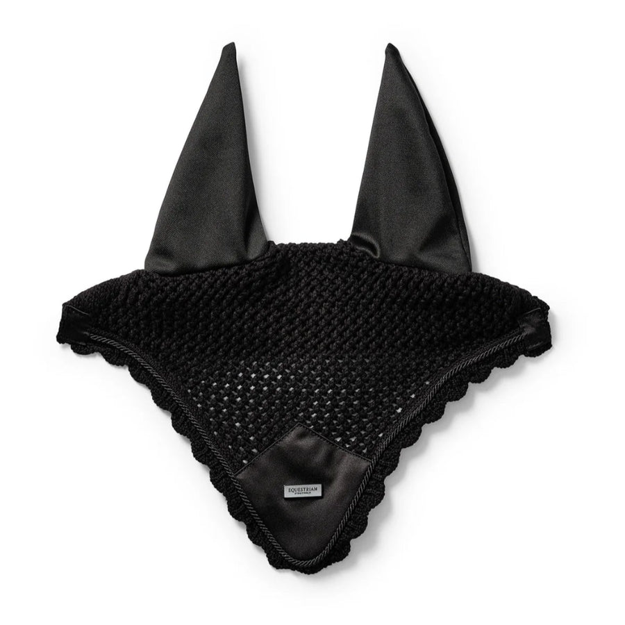 Equestrian Stockholm Bonnet Black-Silver
