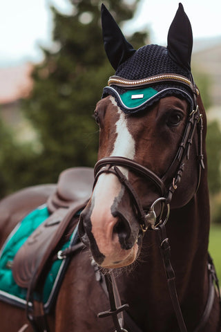 Equestrian Stockholm Bonnet EMERALD
