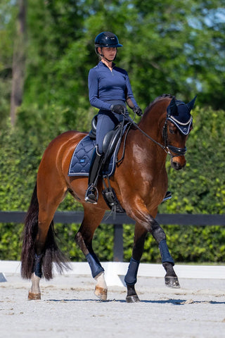 Equestrian Stockholm Bonnet Midnight Blue