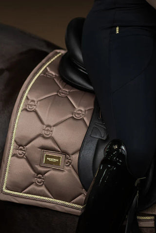 Equestrian Stockholm Dressage Saddle Pad Champagne