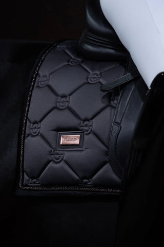 Equestrian Stockholm Dressage Saddle Pad Dark Ocean