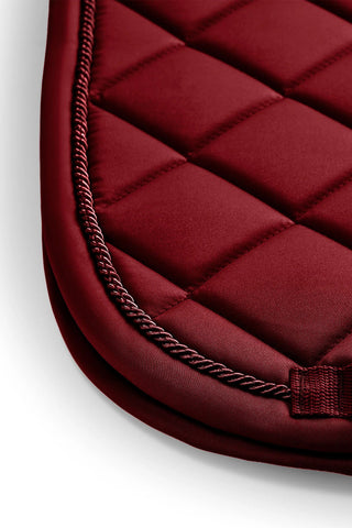 Equestrian Stockholm Dressage Saddle Pad Line Bordeaux
