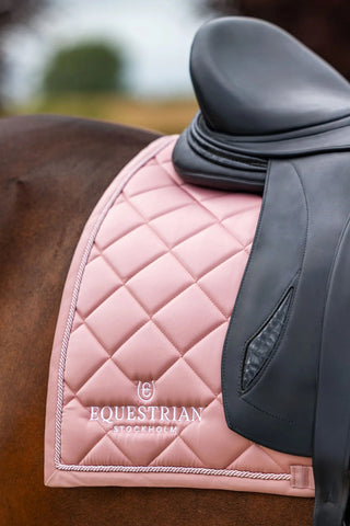 Equestrian Stockholm Dressage Saddle Pad Line Pink