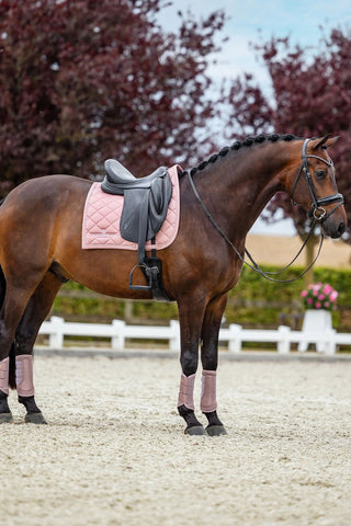Equestrian Stockholm Dressage Saddle Pad Line Pink