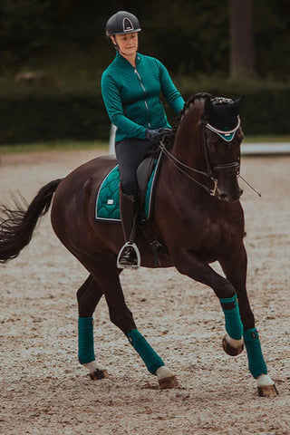 Equestrian Stockholm Dressage Saddle Pad EMERALD