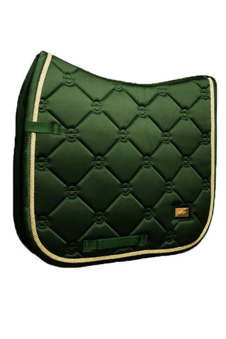 Equestrian Stockholm Dressage Saddle Pad Forest Green COB