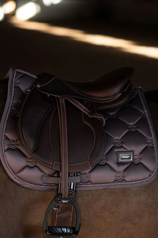 Equestrian Stockholm Jump Saddle Pad Dark Violet