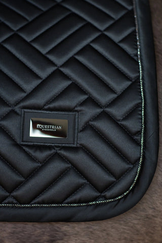 Equestrian Stockholm Jump Saddle Pad Modern Black