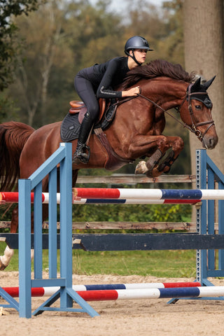 Equestrian Stockholm Jump Saddle Pad Modern Black