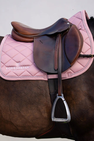 Equestrian Stockholm Jump Saddle Pad Line Pink