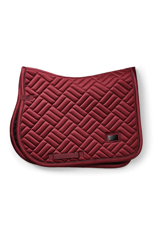 Equestrian Stockholm Jump Saddle Pad Modern Bordeaux