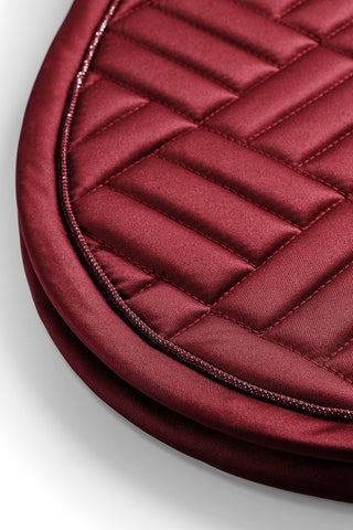 Equestrian Stockholm Jump Saddle Pad Modern Bordeaux