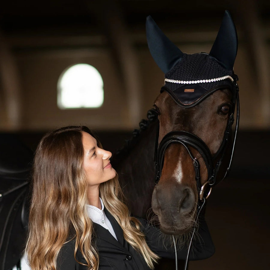 Equestrian Stockholm Soundless Bonnet Modern Dark Ocean