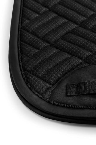 Equestrian Stockholm Dressage Saddle Pad Modern Mesh Black