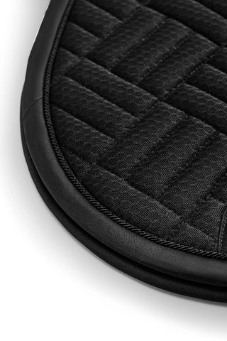Equestrian Stockholm Jump Saddle Pad Modern Mesh Black