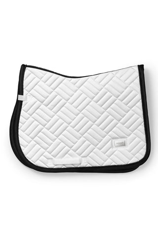 Equestrian Stockholm JUMP Saddle Pad Modern White Black Edition