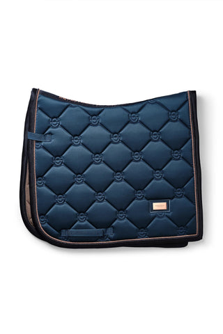 Equestrian Stockholm Dressage Saddle Pad MONACO BLUE