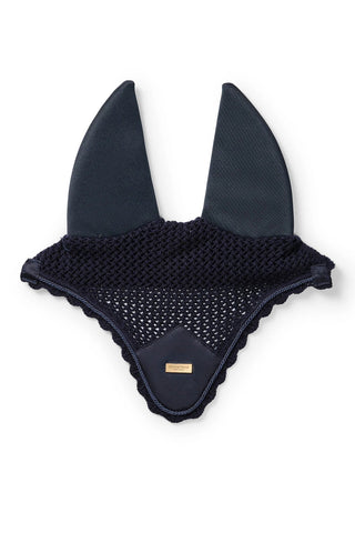 Equestrian Stockholm Soundless Bonnet NAVY/GOLD