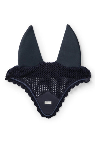 Equestrian Stockholm Soundless Bonnet NAVY/SILVER