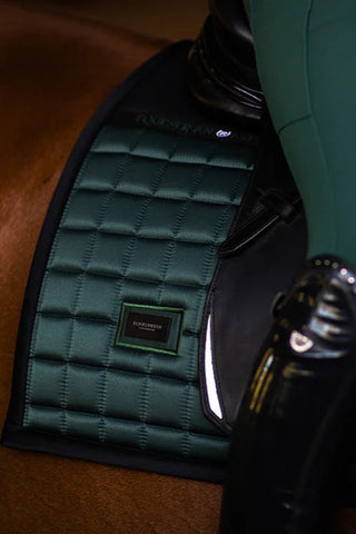 Equestrian Stockholm Dressage Saddle Pad Sportive Sycamore Green