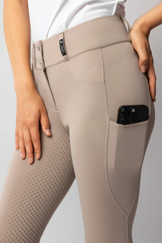 Horze Evelyn Ladies Full Seat Breeches with Phone Pocket