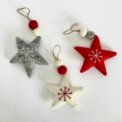 Christmas Felt Star Decoration