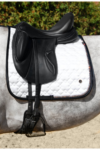 FairPlay Hematite Dressage Saddle Pad with Crystals
