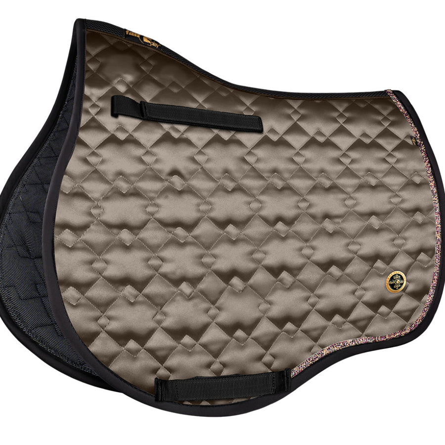 FairPlay Hematite Jump Saddle Pad with Crystals