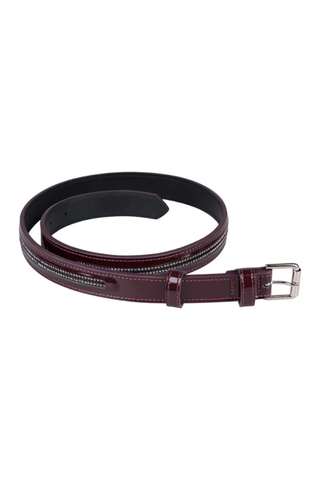 FairPlay Hematyt Patent leather belt with Crystals