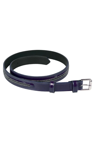 FairPlay Hematyt Patent leather belt with Crystals