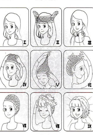 Under Helmet Hair Net