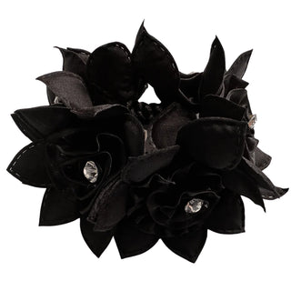 Hamag Rose Petal Scrunchie with Crystals