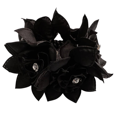 Hamag Rose Petal Scrunchie with Crystals