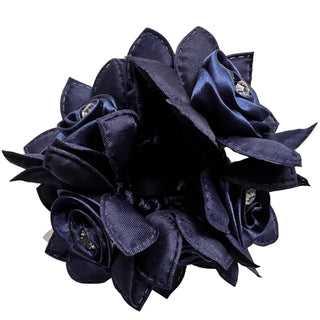 Hamag Rose Petal Scrunchie with Crystals