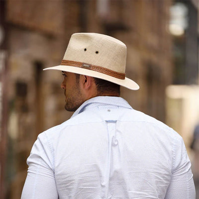 Stanton Linen Hemp Safari Hat 50+