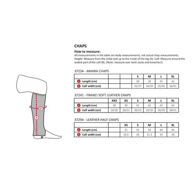 Horze Leather Chaps