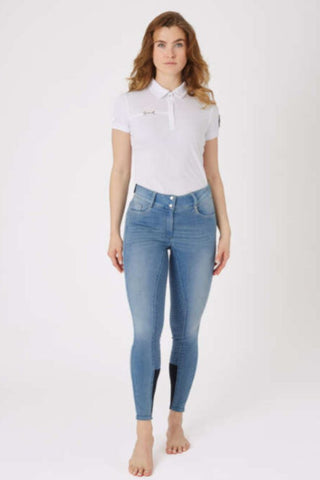Horze Kaia Ladies Denim Full Seat Breeches