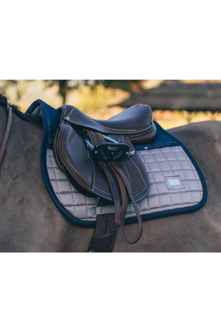 Equestrian Stockholm Jump All Purpose Saddle Pad Sportive Blue Ash